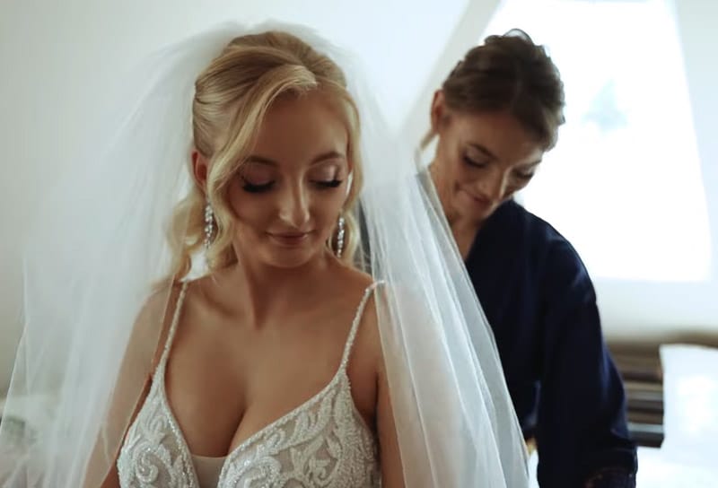 Kadr z realizacji ślubnej